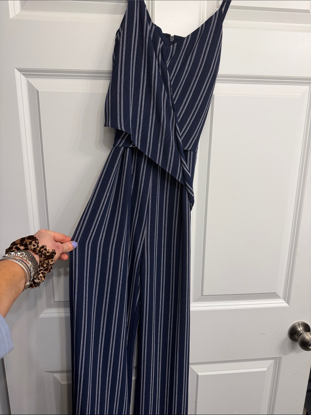Michael kors Navy Wide-Leg Jumpsuit xsmall never worn